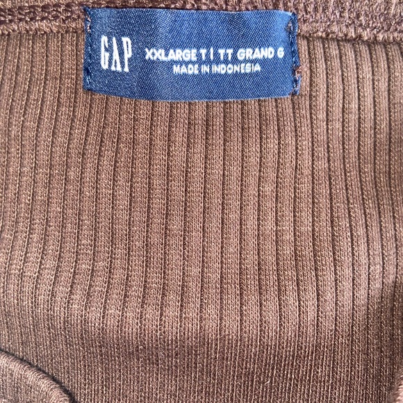 GAP Rib Eyelet Flutter Sleeve Tank Top Size XXL tall - Picture 5 of 7